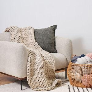 Bearaby Weighted Blanket - 15lbs (Driftwood)