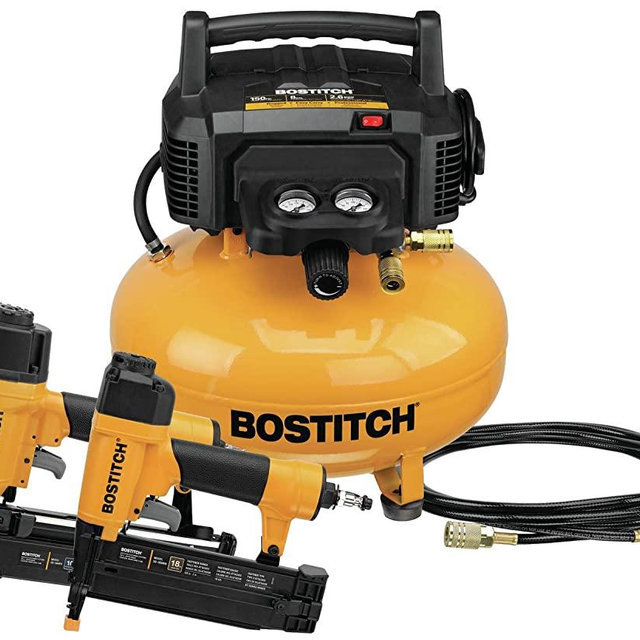 BOSTITCH Air Compressor Combo Kit, 2-Tool (BTFP2KIT)