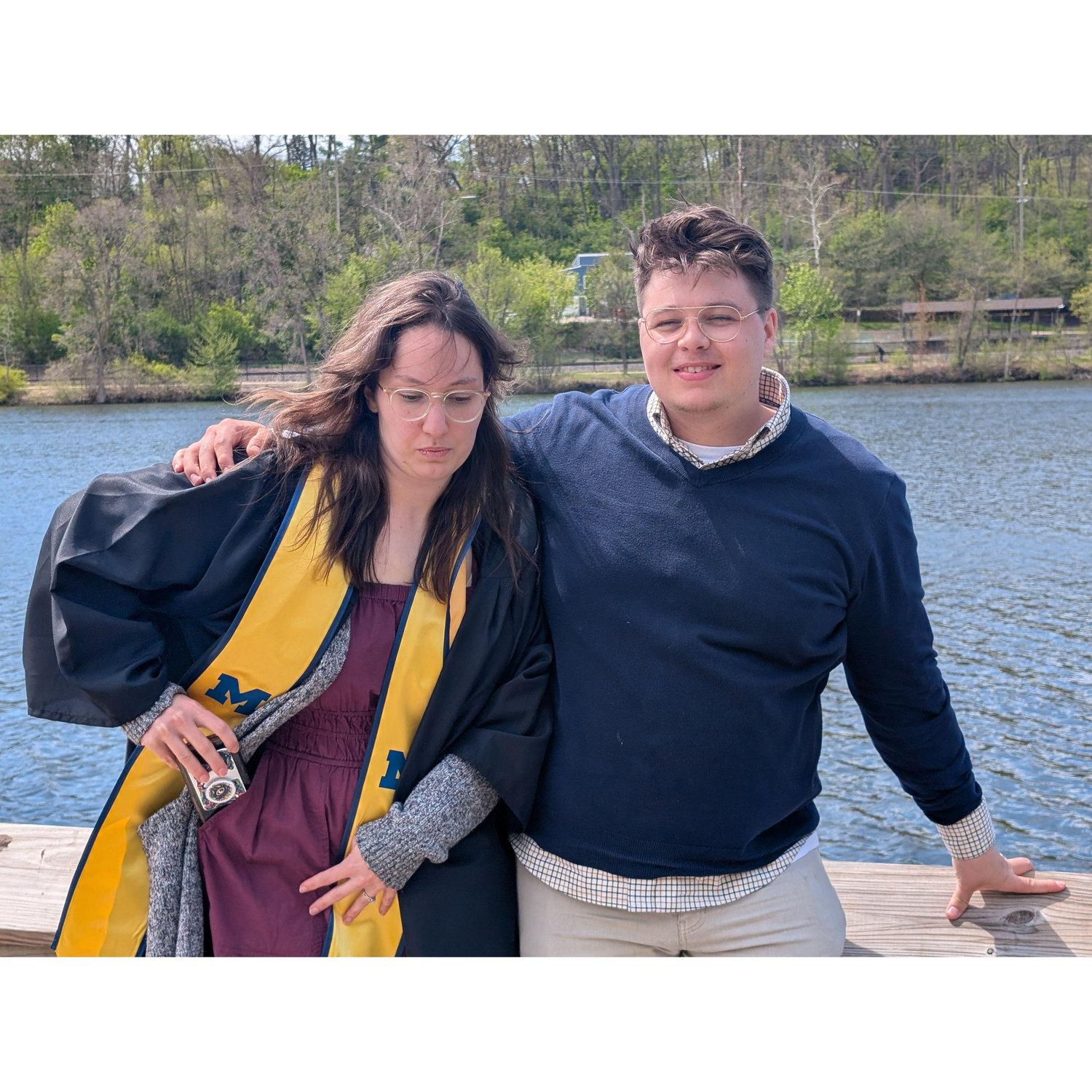 Very photogenic! Lydia's graduation Ann Arbor, MI 2025