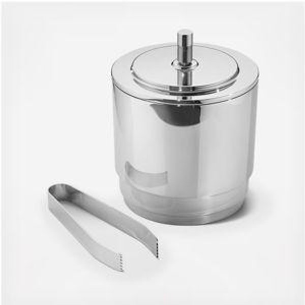 MANHATTAN ice bucket with tongs