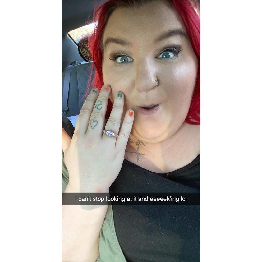 Then he popped the question...