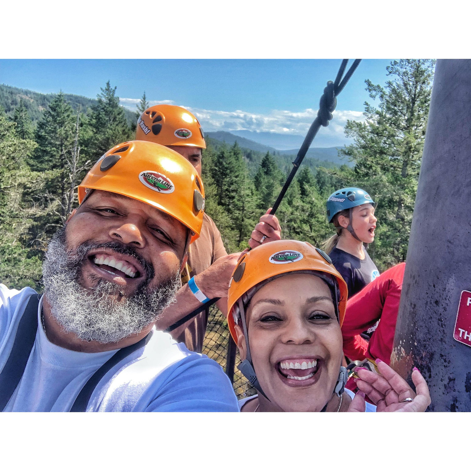 Ziplining with Adrena LINE Zipline Adventure Tours in Sooke, BC 2019
