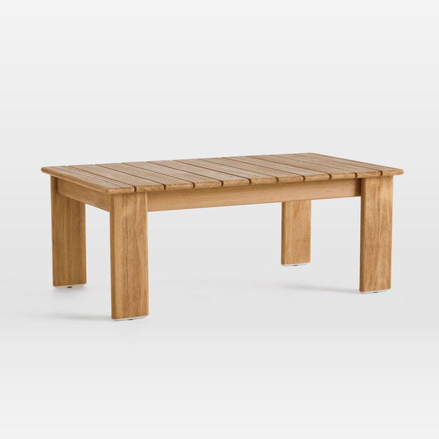 Playa Outdoor 41 in Rectangle Coffee Table, Mast