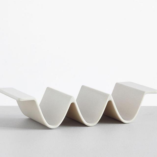 Mason Modern Melamine Taco Holder - Ivory