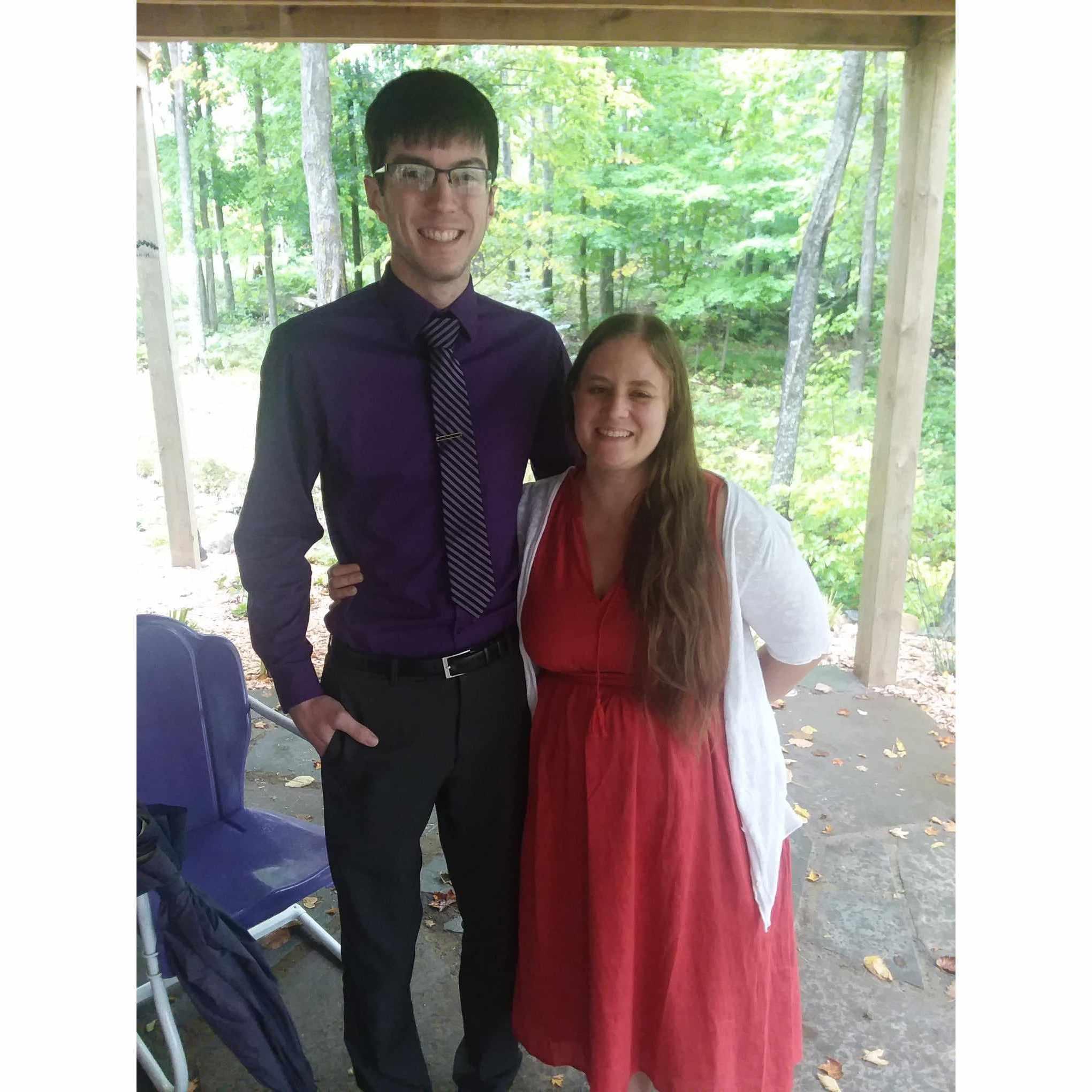 Lindsey's cousin's wedding in 2018