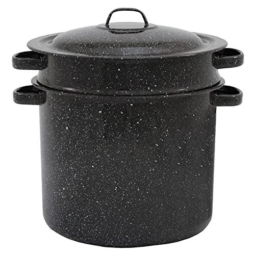 Granite ware 7.5-quart Blancher 3-piece set stock pot
