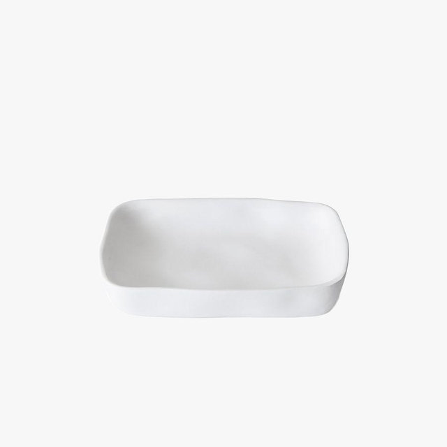 Charron Soap Dish, White