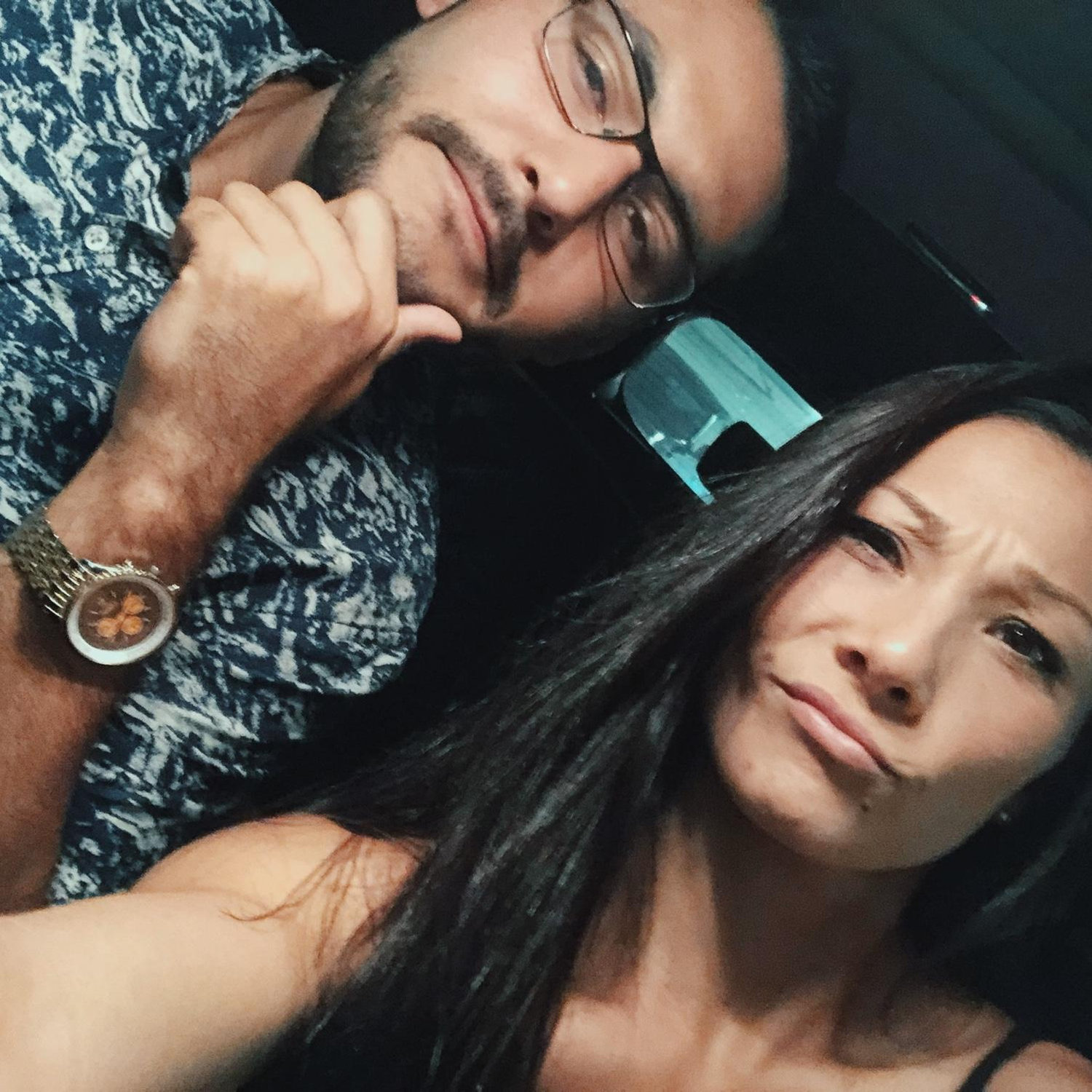 First time we went out together outside of the gym. We went to a Comedy Club in Santa Monica.