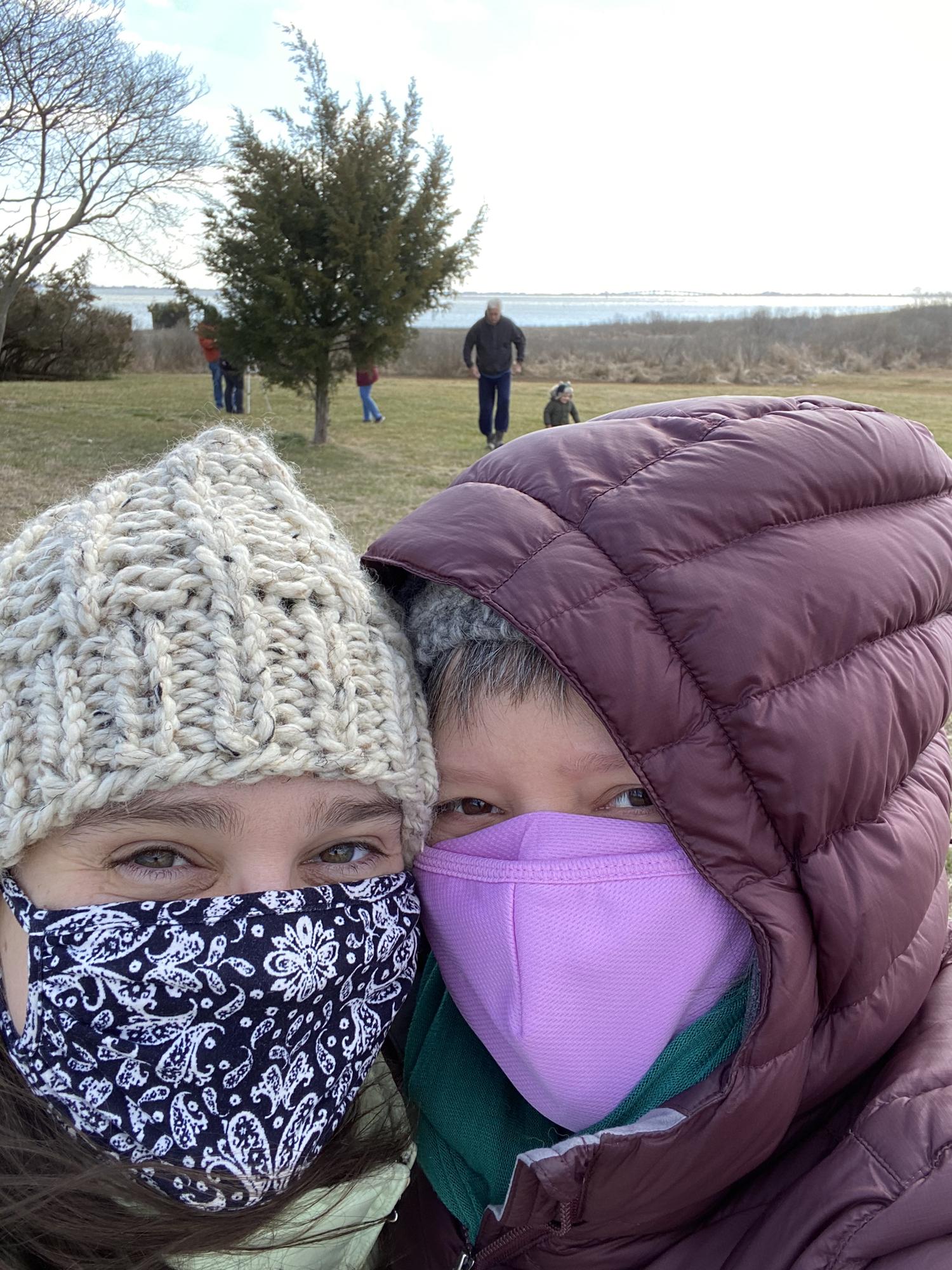 Wallops Island rocket launch visiting Shannon and Sarah. February 2021.