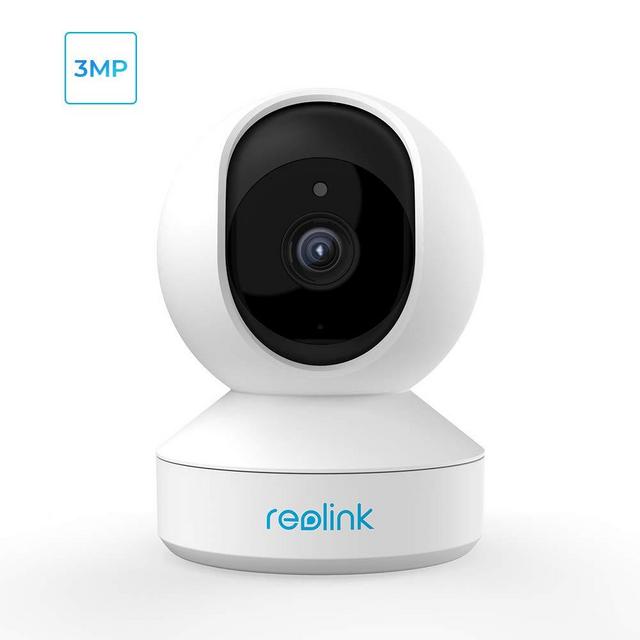 Wireless Security Camera, Reolink 3MP HD Indoor WiFi Camera for Home Security, Pan Tilt Baby Monitor/Pet Camera with Two-Way Talk/Night Vision/Cloud/SD Card Storage, Support Alexa/Google Assistant, E1