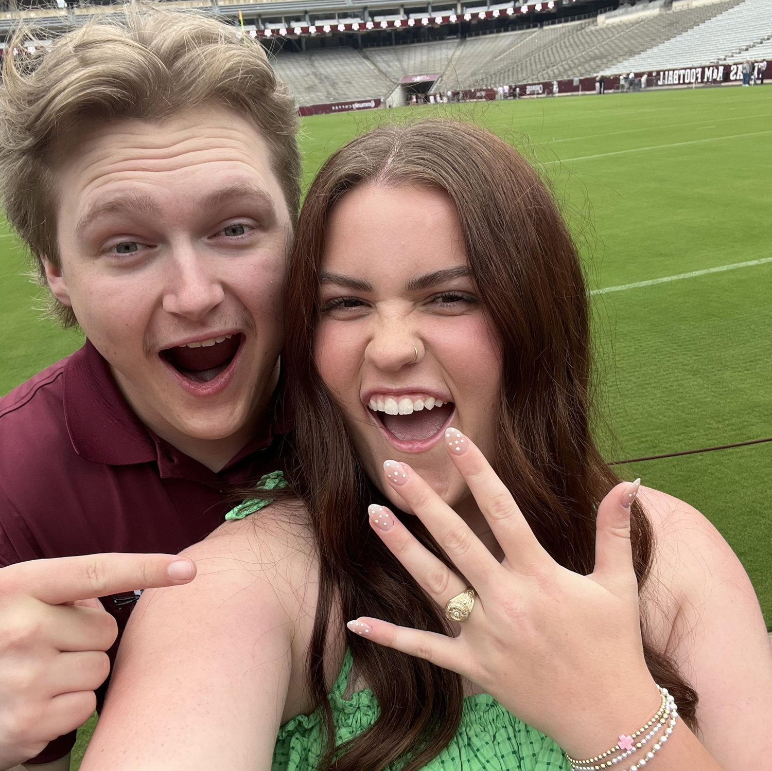 Maddie got her Aggie ring