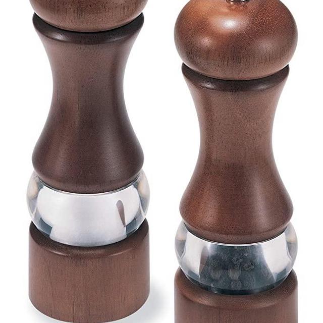 Olde Thompson Dover Pepper Mill & Salt Shaker, 7.5", Walnut