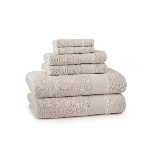 Set of 6 Marabella Towel Latte - Cassadecor