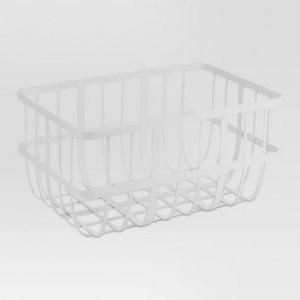 White Steel Baskets