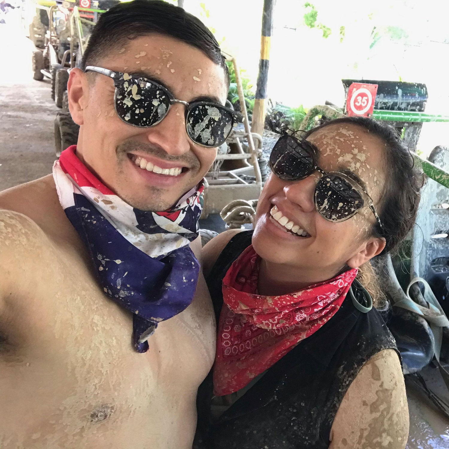 If the mud ain't flying, you ain't trying.