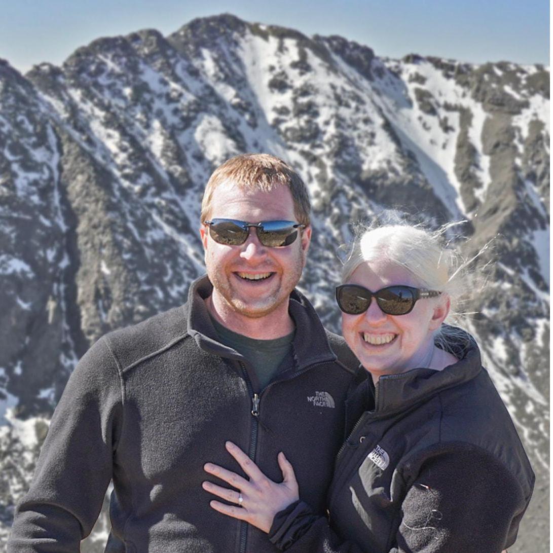 Mt Belford, Colorado - Where we got ENGAGED!
