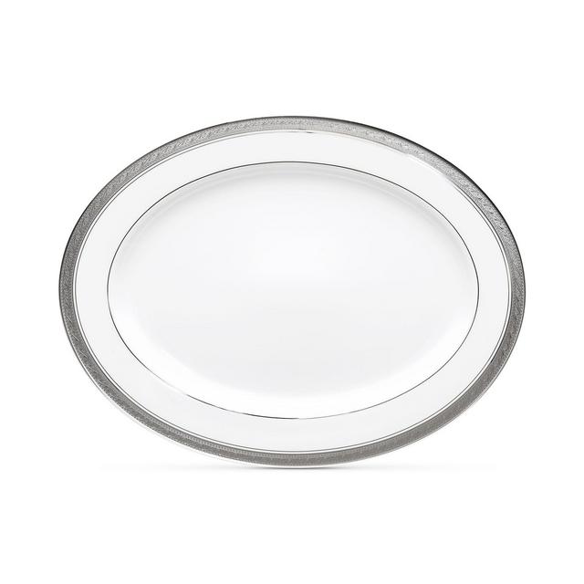 Noritake Crestwood Platinum Oval Platter