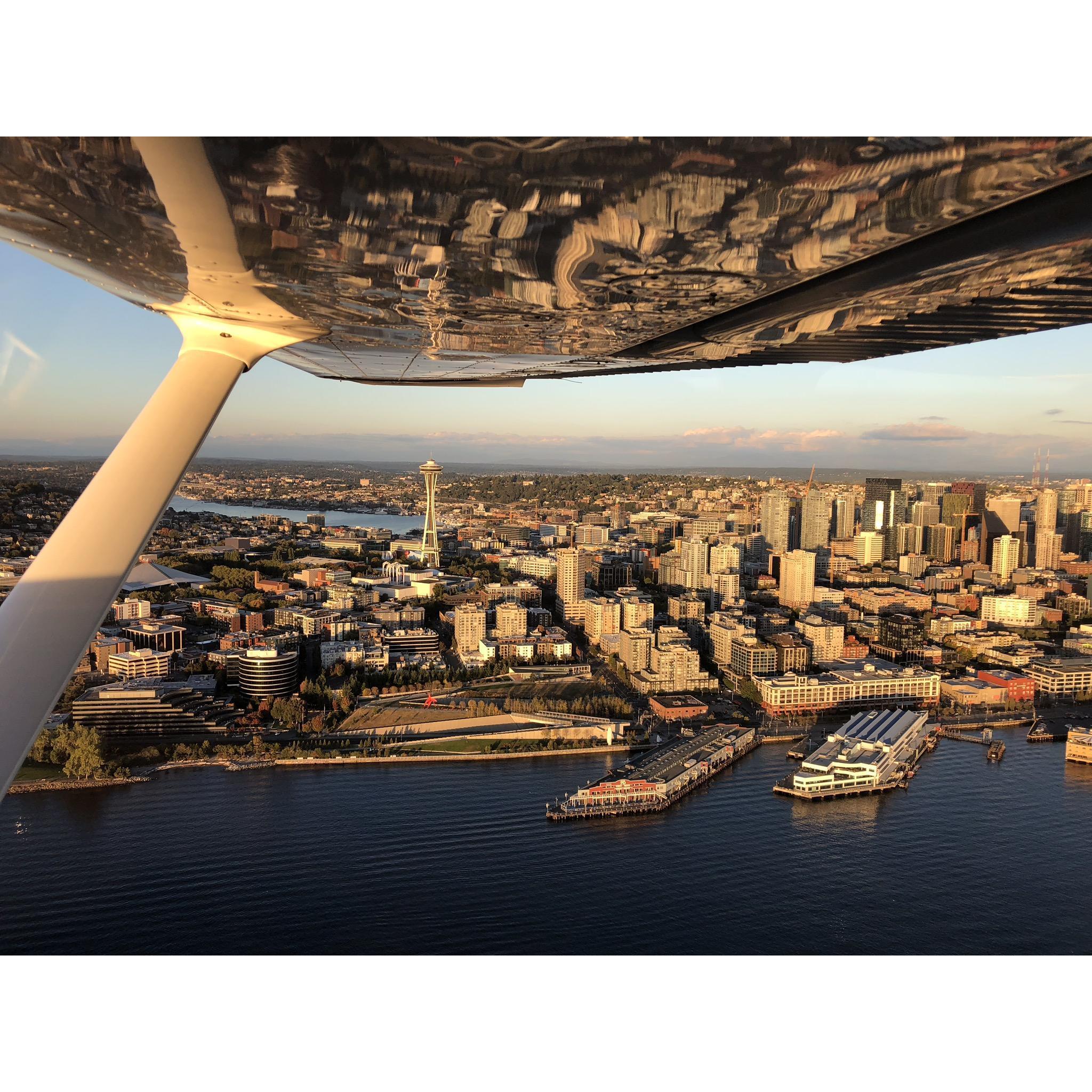 Nothing beats the Emerald City at sunset.