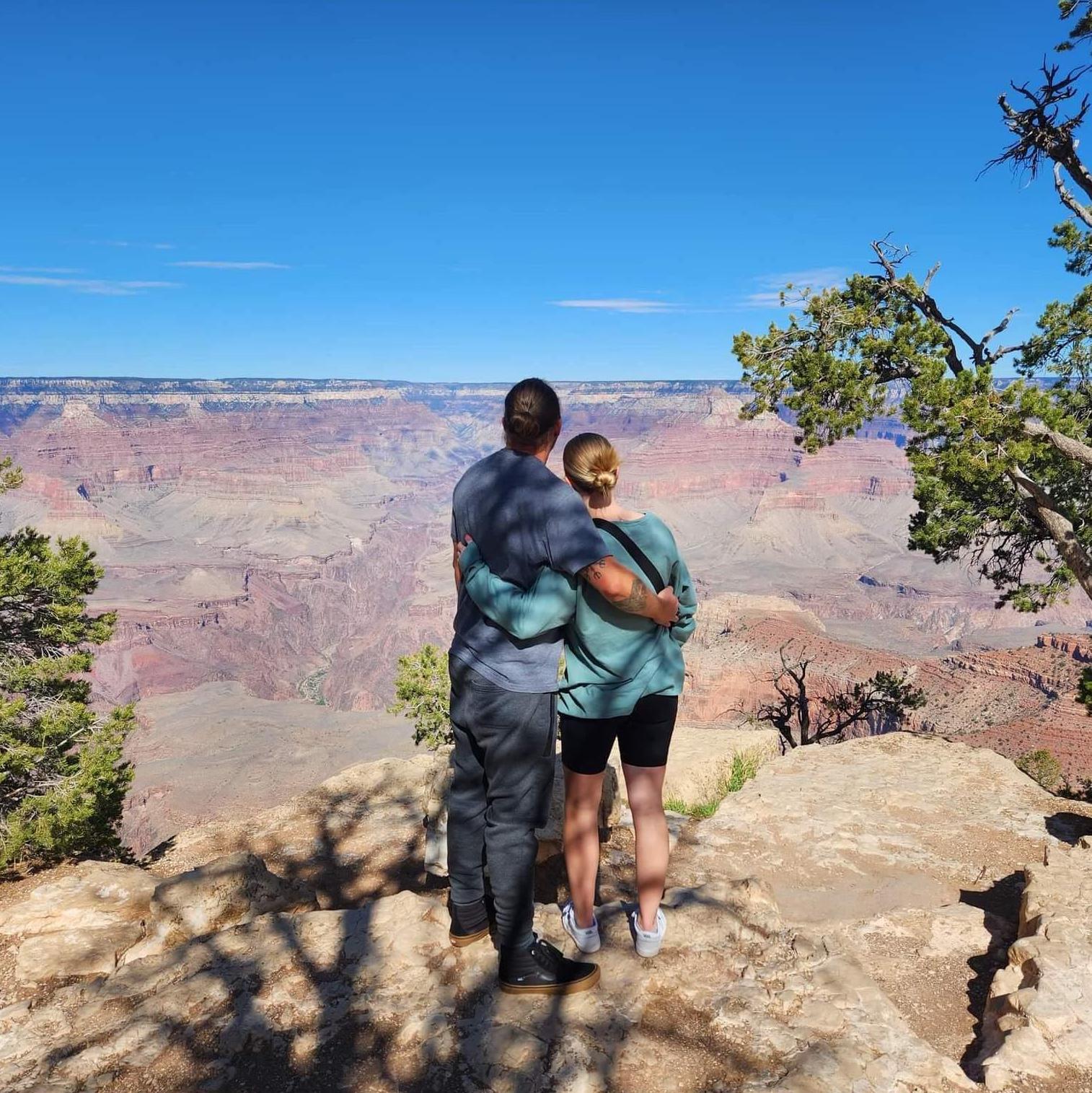 Visiting the Grand Canyon on our cross country road trip!