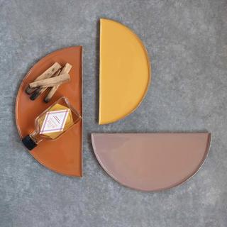 3-Piece Half-Circle Tray Set