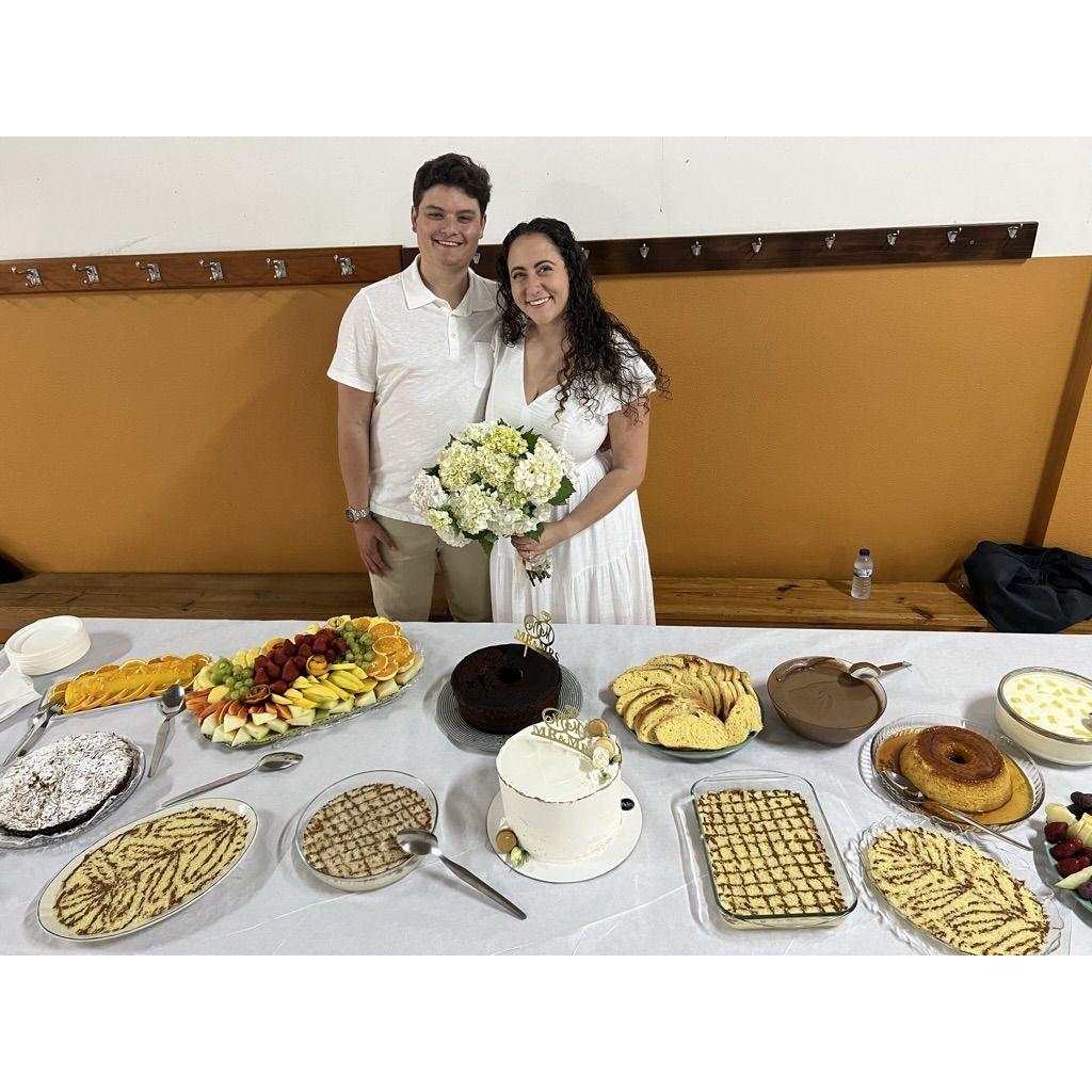 Our engagement party in Portugal!