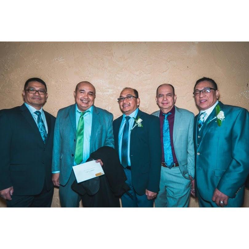 With the Ninongs and good friends