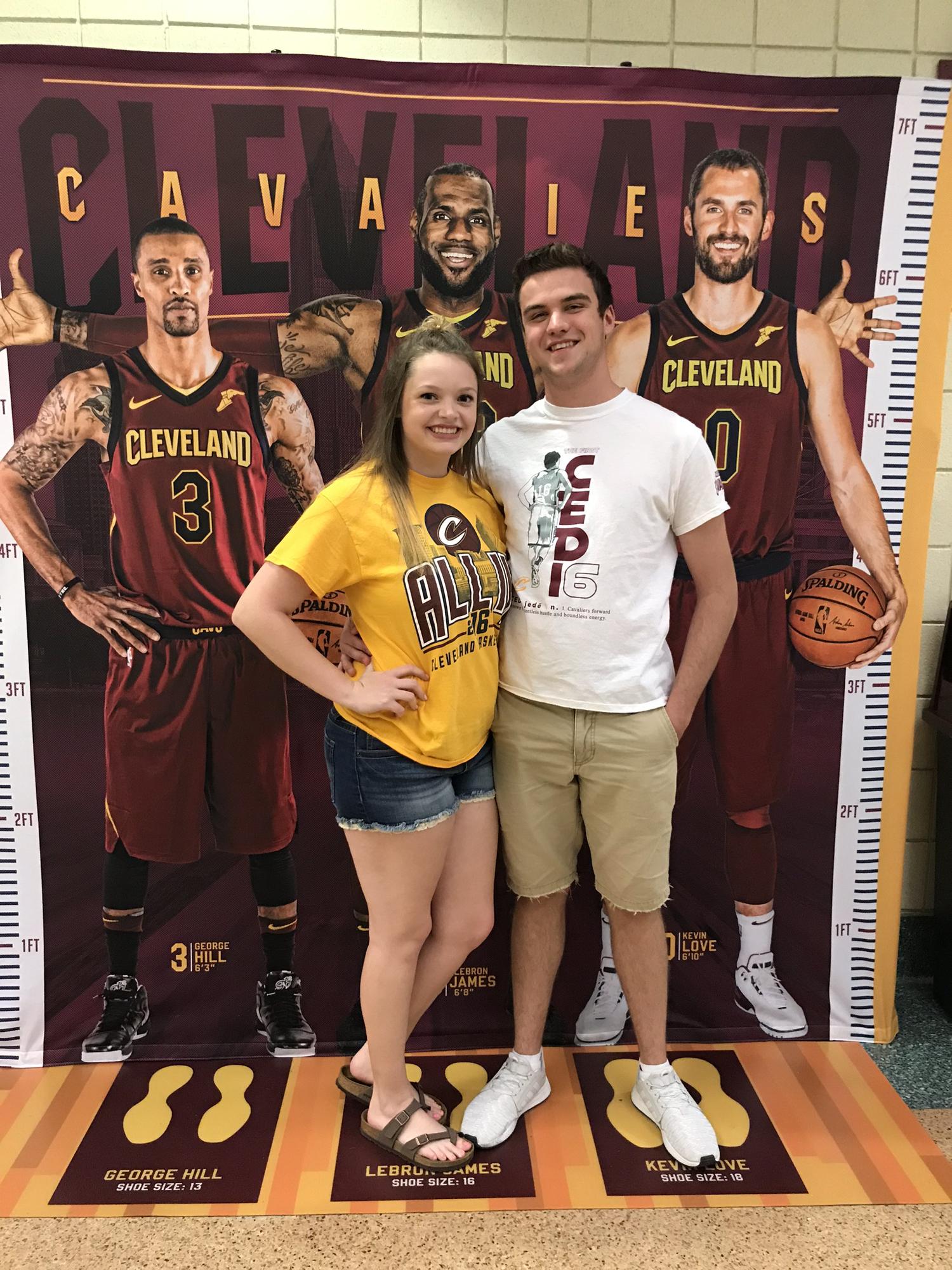 They love going to Cleveland sport games