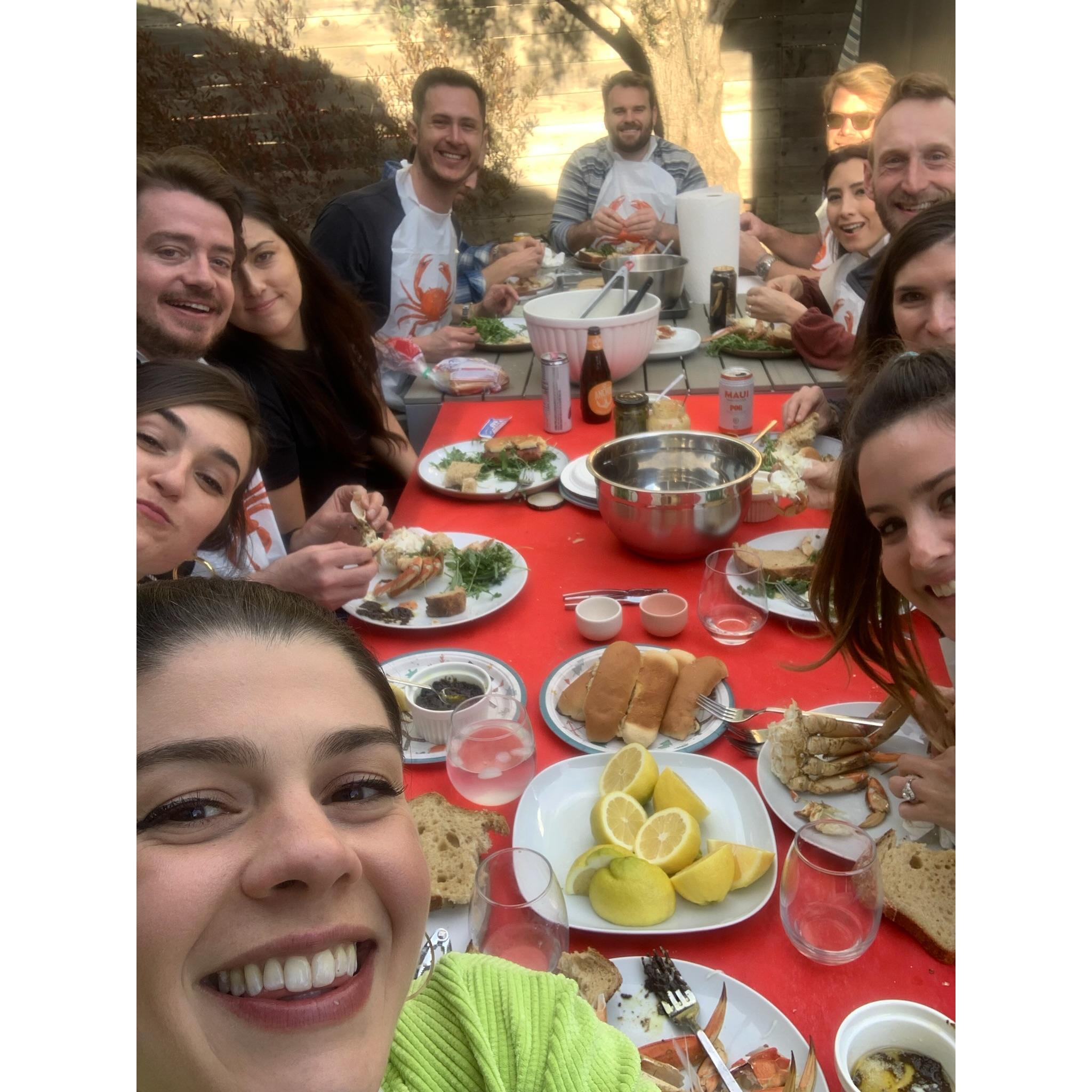 Crab boil crew! (Oakland, CA | January 2022)