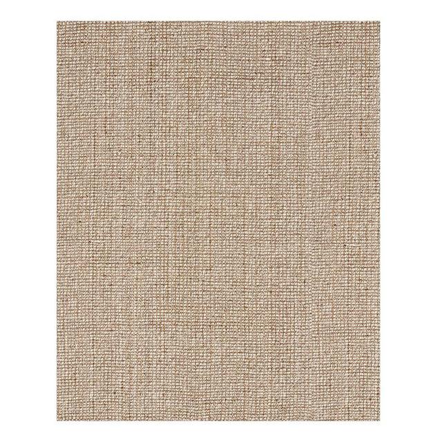 Chunky Wool/Jute Rug, 8 x 10', Natural