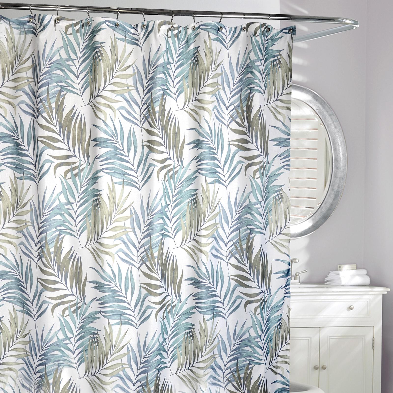Moda at Home, Key Largo Slub Shower Curtain Zola