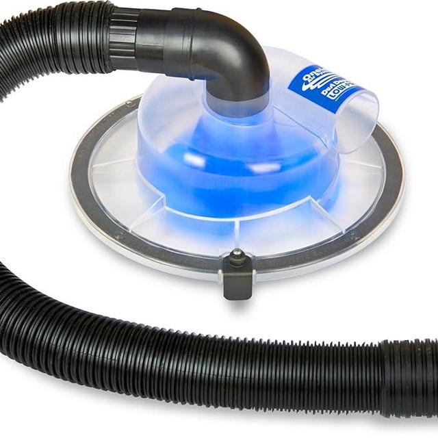 Dust Deputy Low-Pro Plus Lid Dust Separator Kit for Shop Wet Dry Vacuums - 2.5" Adapter & 3' Hose - Fits Standard 5 Gallon Buckets, USA Made