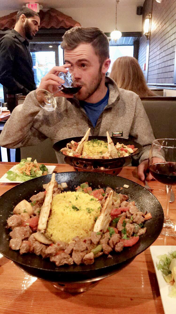 Dinner at Kismet in Albany for our second anniversary! March 25, 2018