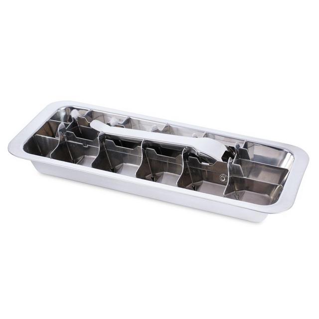 Viski Admiral Stainless Steel Retro Ice Cube Tray
