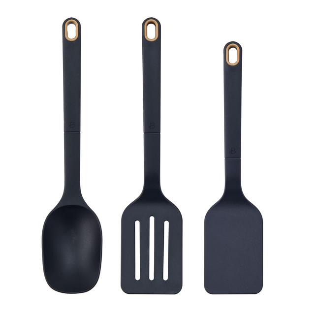 Beautiful Set of 3 Nylon Tools in Black Sesame by Drew Barrymore
