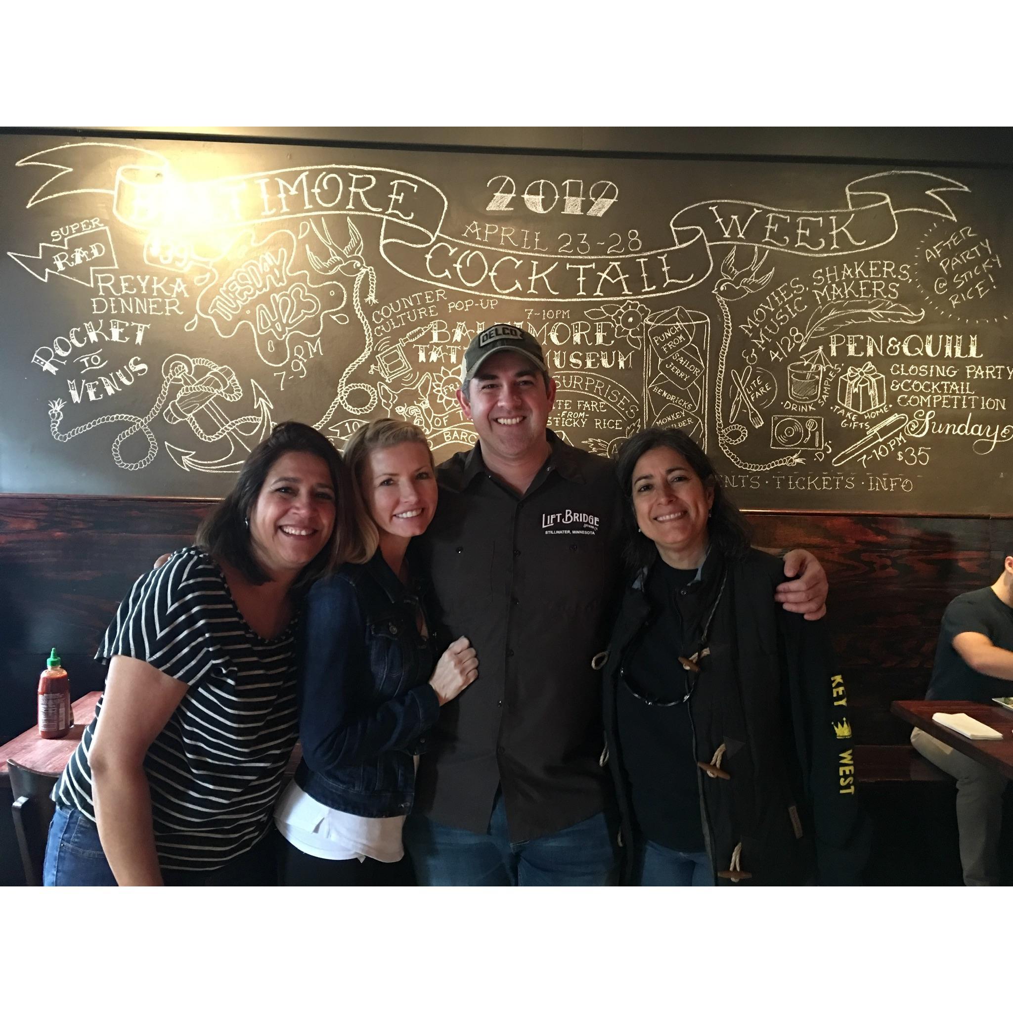 Baltimore! I got to meet Jimmy’s amazing sisters and family