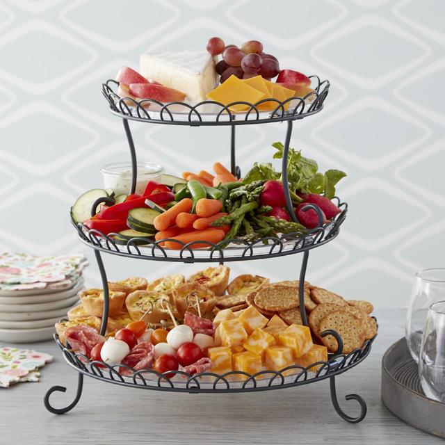 Wilton 3-Tier Customizable Iron Treat Stand, 13-Inch