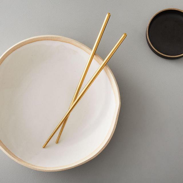 Stainless Steel Gold Chopsticks