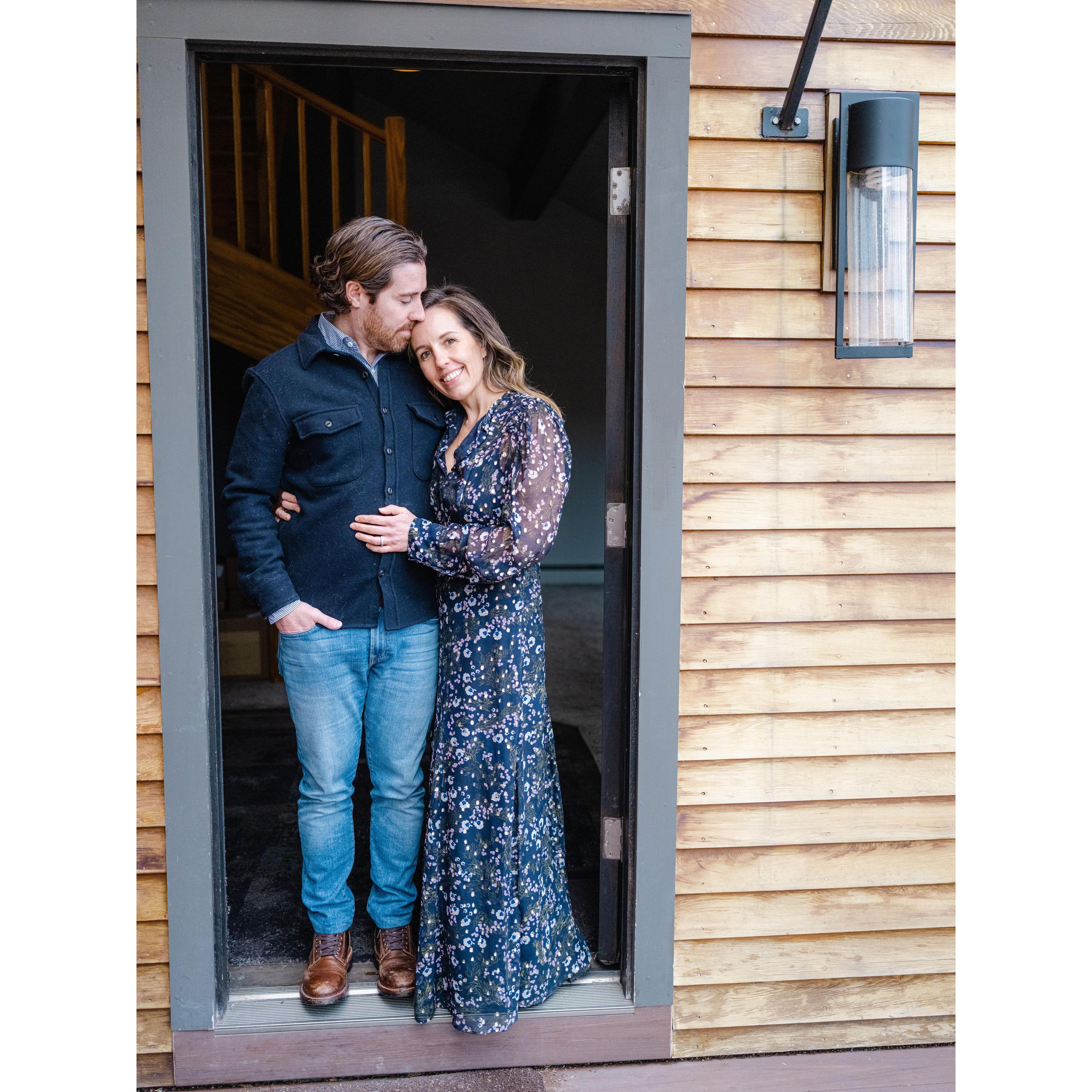 Our first house together!