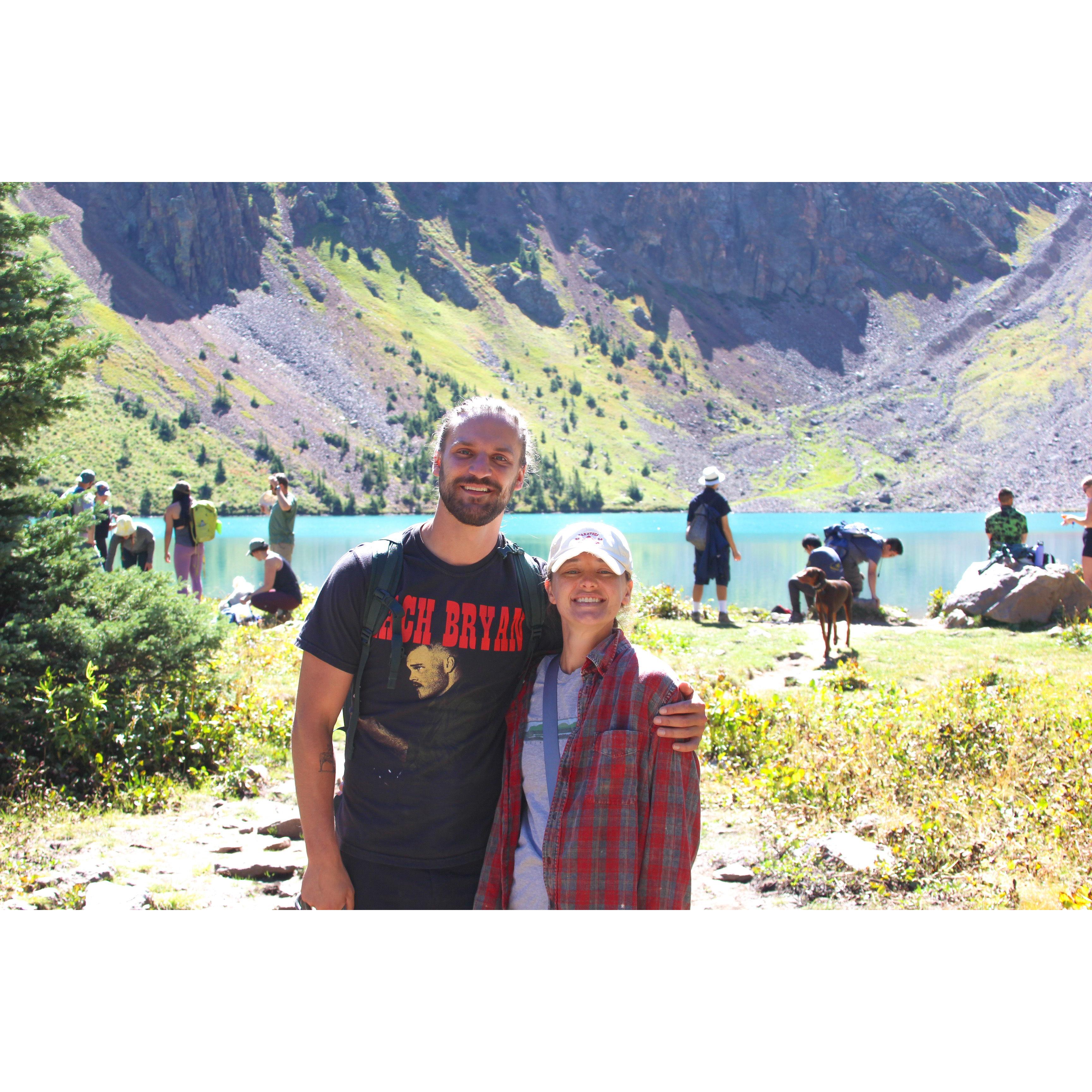 The most beautiful spot in the state of Colorado aka Blue Lakes Hike in Ridgeway where we got engaged, 9/4/2022