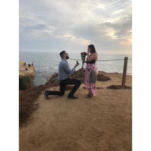 On our 10 year anniversary we went from dating to engaged!
