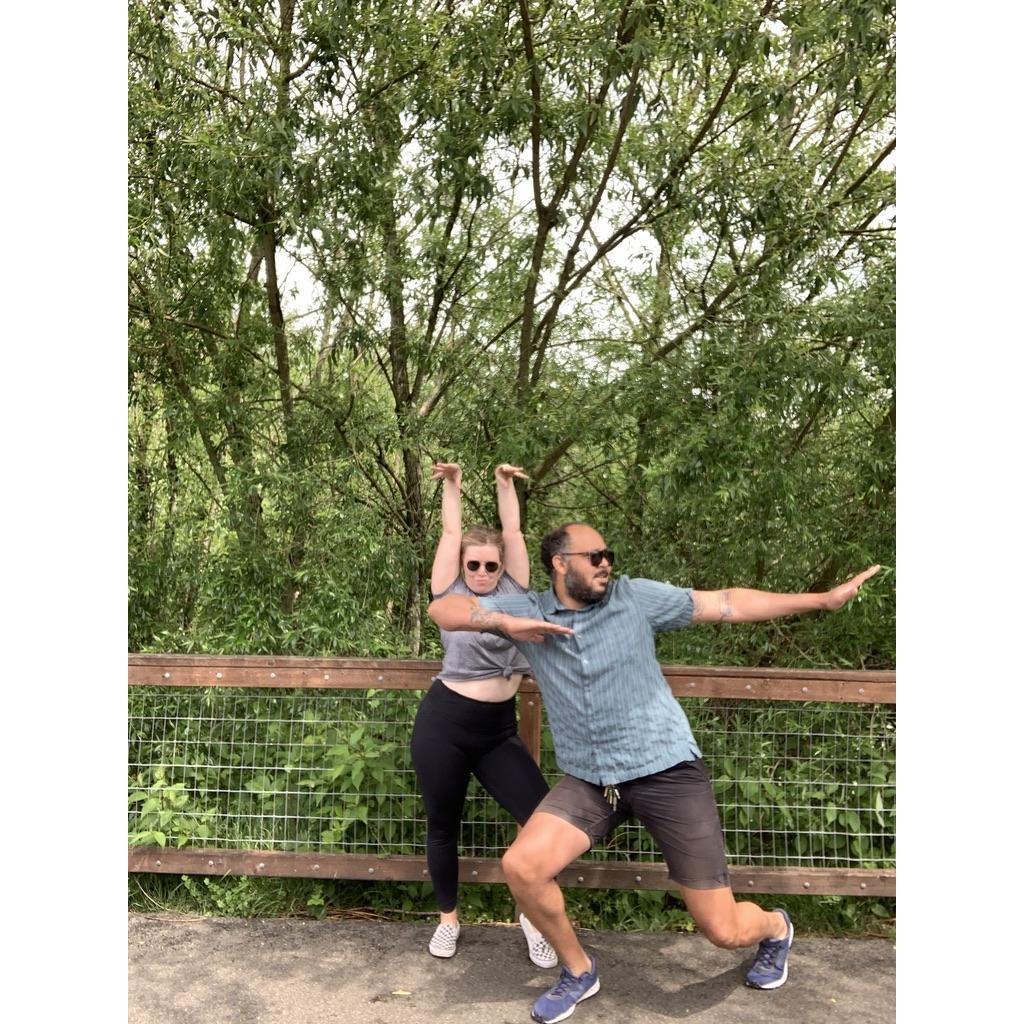 One of our MANY walks during the begining of lockdown . . . March 2020 😷