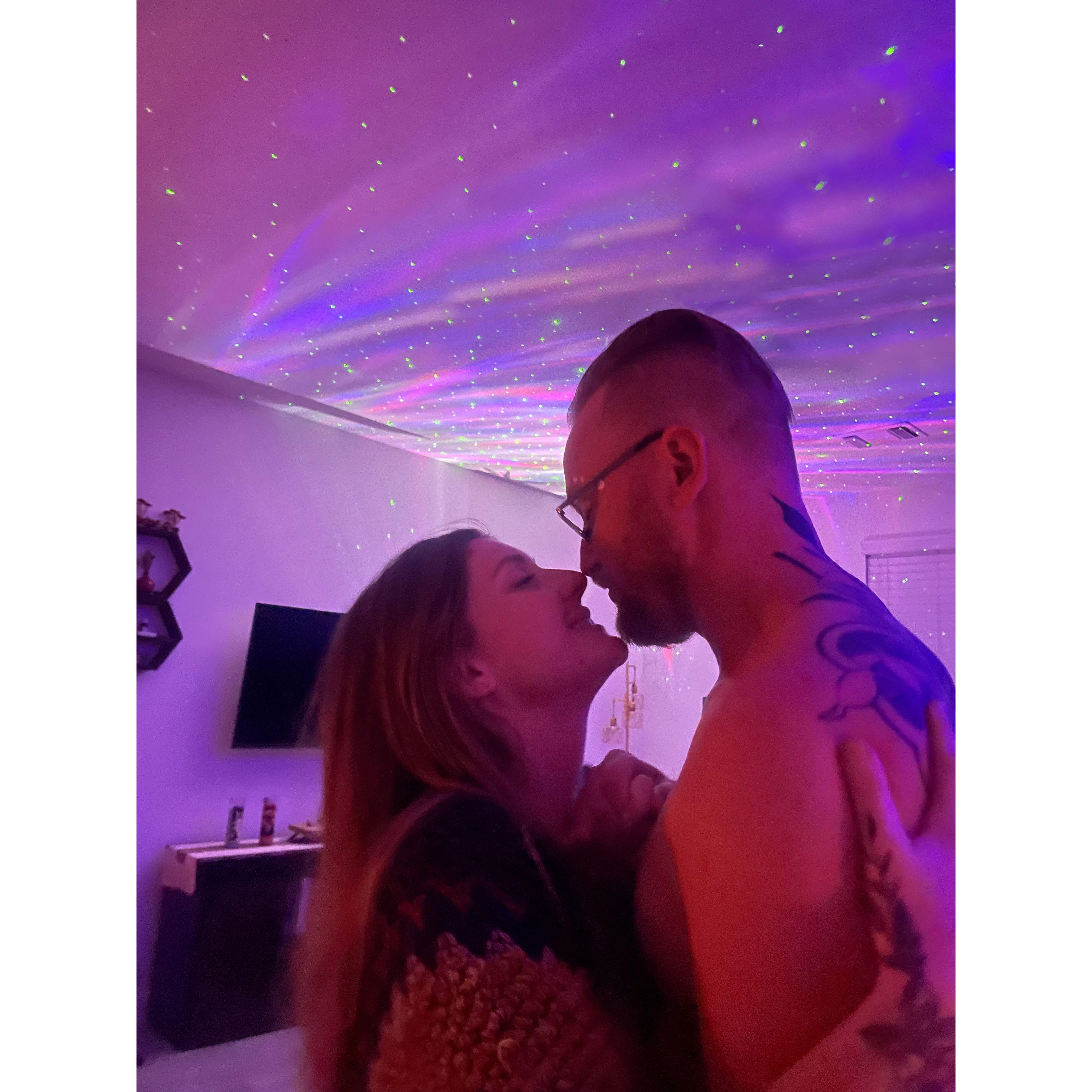 The night Rhys told Delaney got "soft" Engaged.