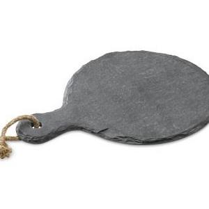 Slate Round Cheese Board with Handle