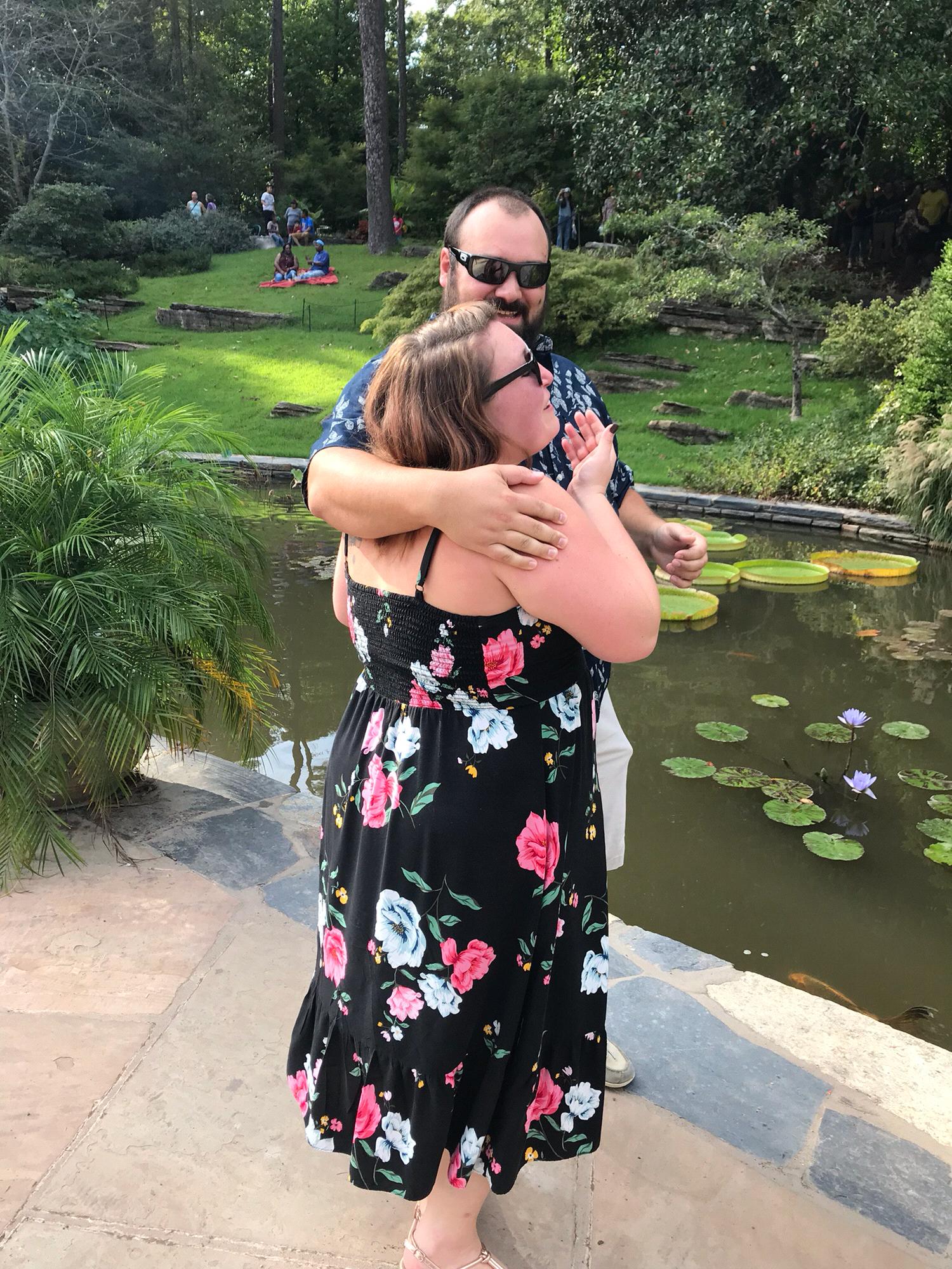 The moment I realized our families were there