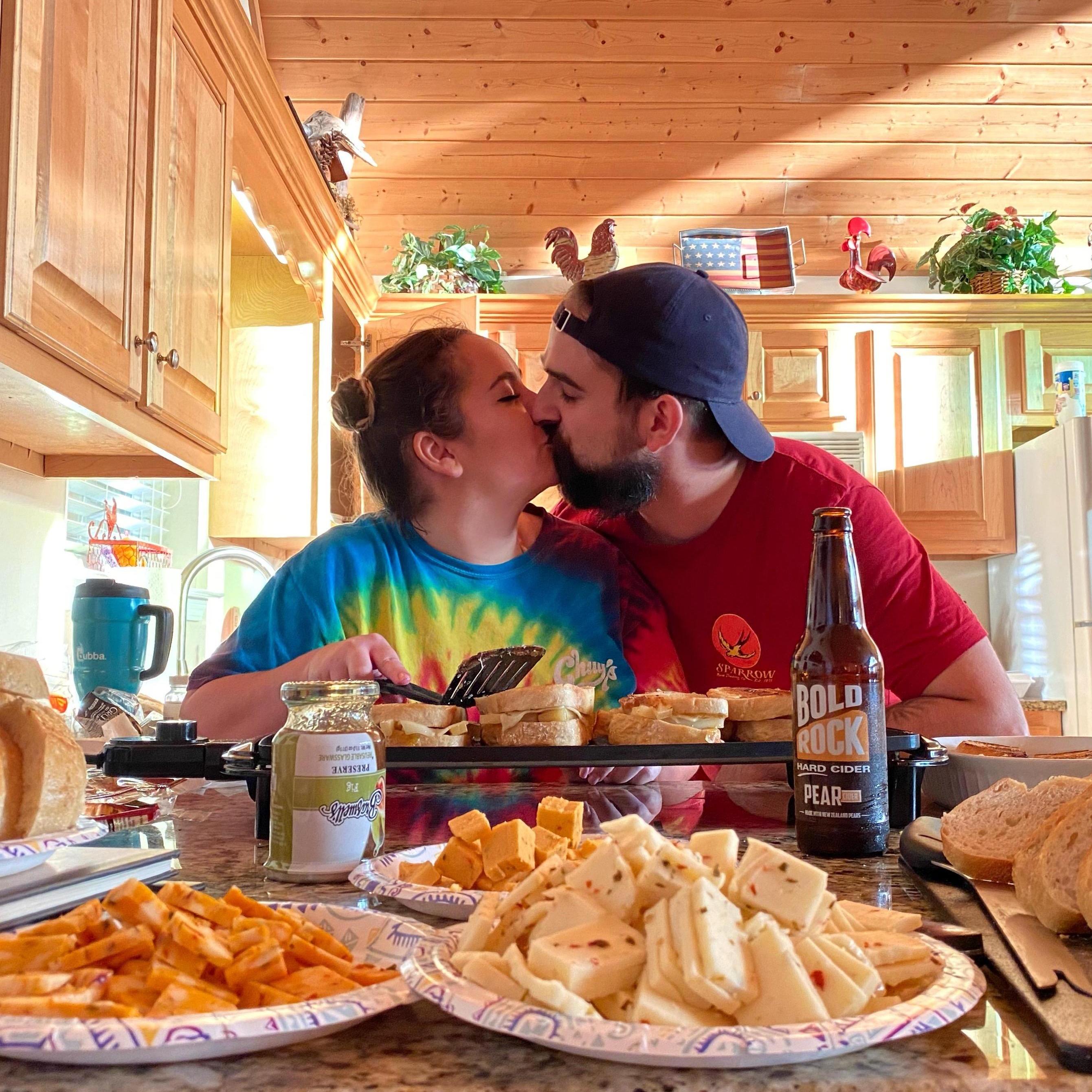 Loving you is easy peasy grilled cheesy! #EscapeToTheCabin (Bryson City, NC in July 2020)