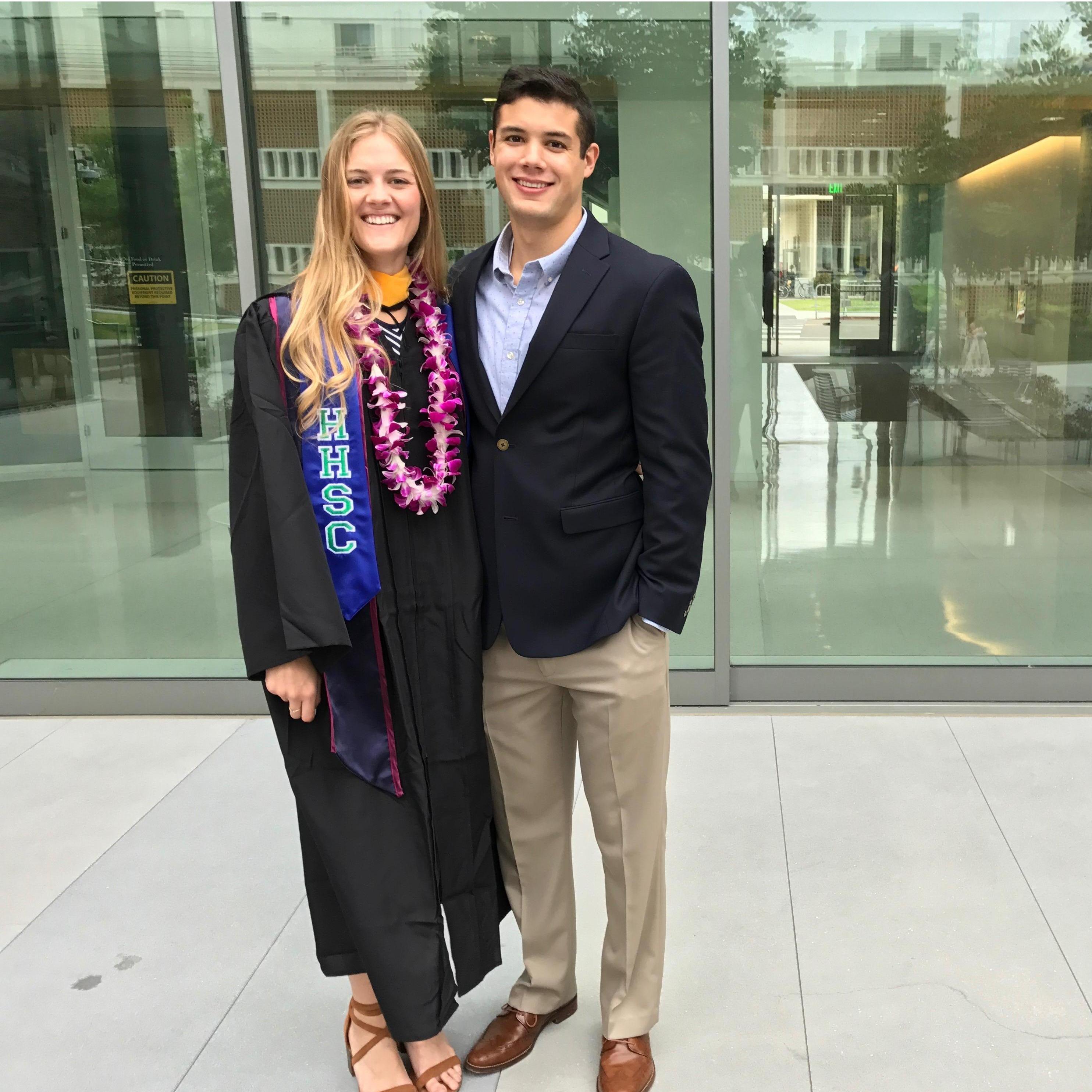 Kate's graduation from LMU, 2017