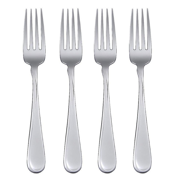 Oneida Flight Everyday Flatware Dinner Forks, Set of 4