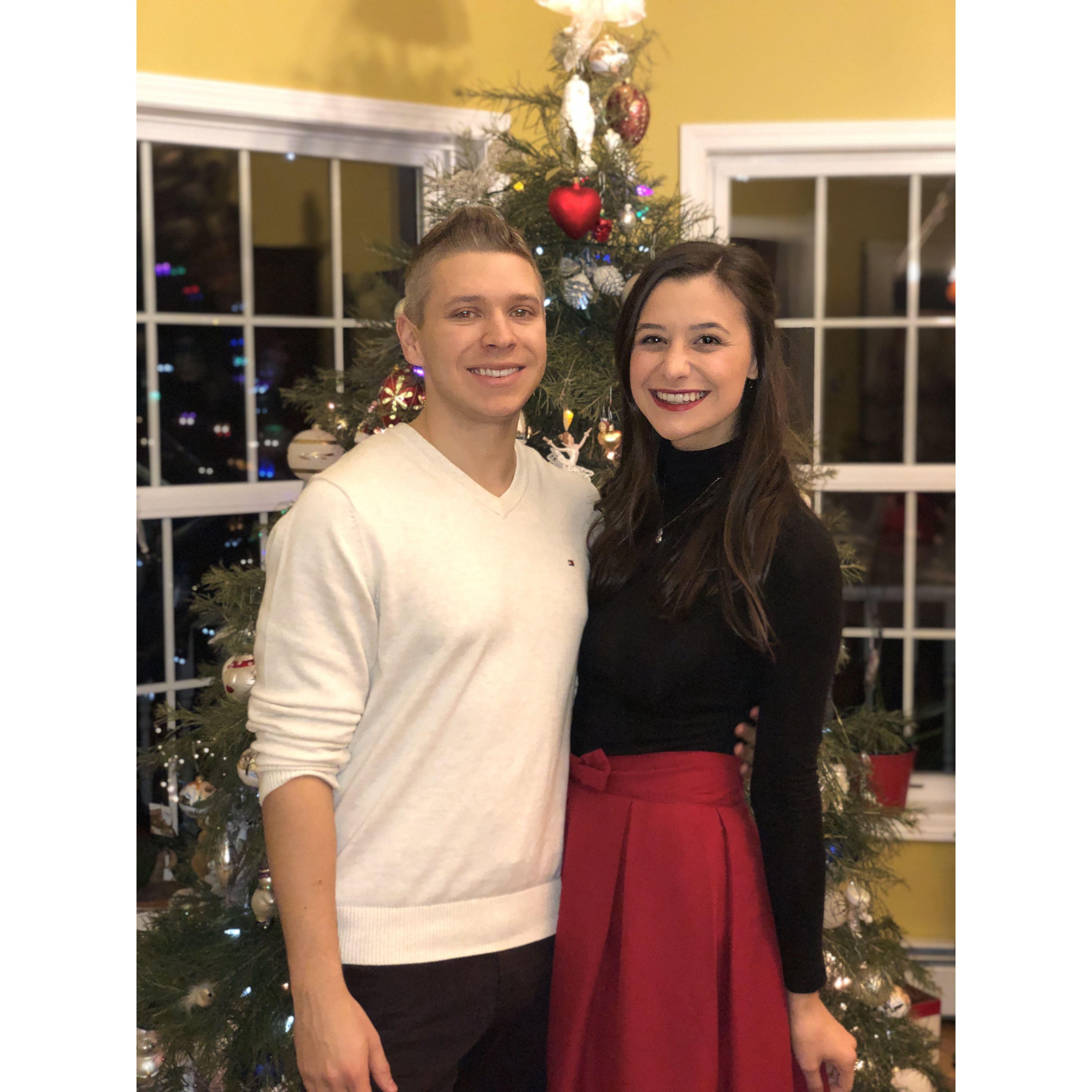 Our first Christmas together, 2018