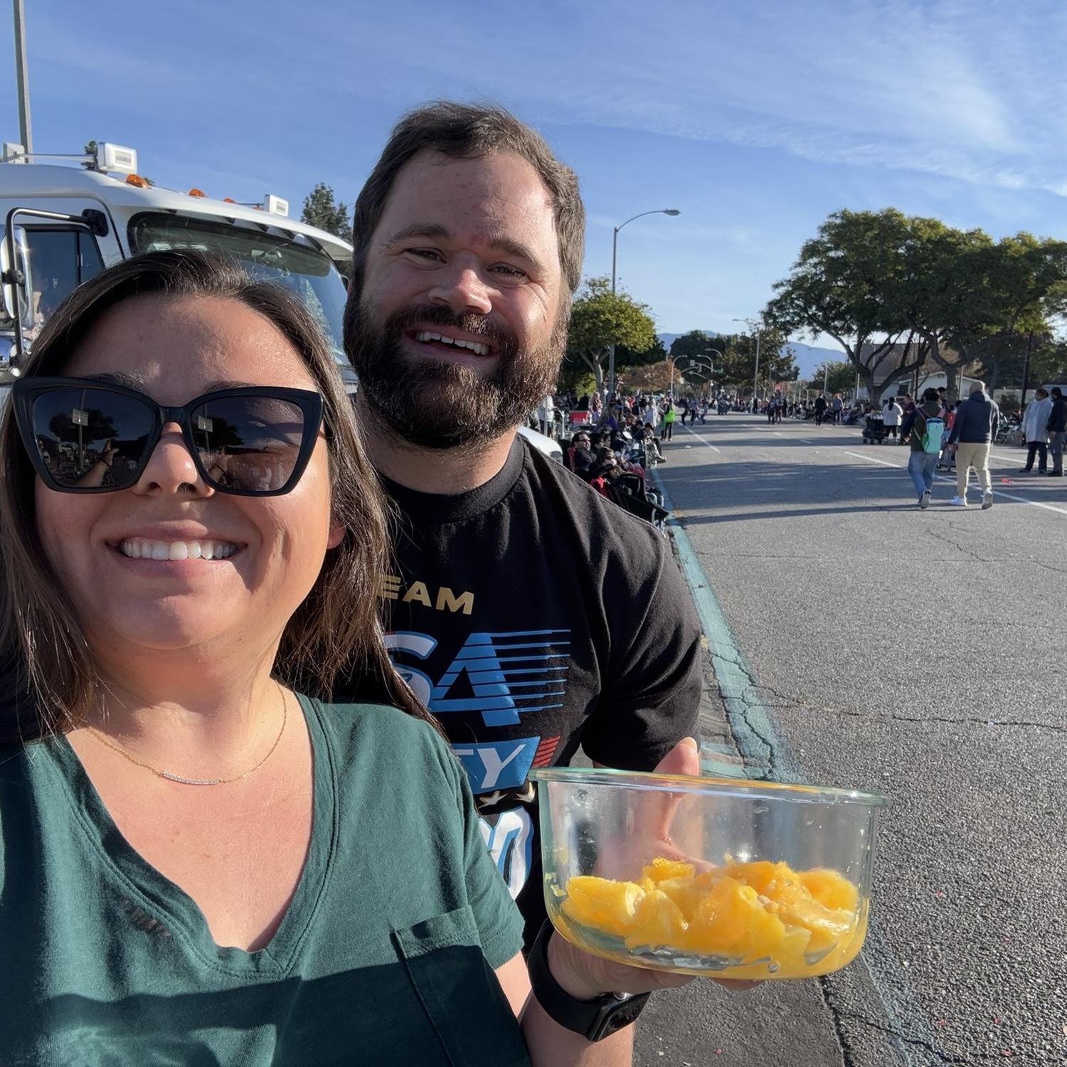 Happy New Year! 2025! Rose Parade and oranges!