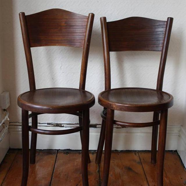 Set of two or four Vintage Bentwood 'Penny' Chairs